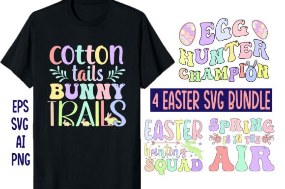 Download Retro Happy Easter SVG Design Bundle - Svg design Collection