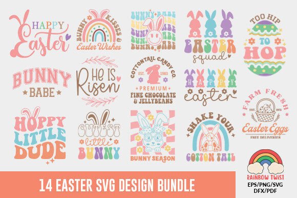 Download Easter SVG Design Bundle - Svg design Collection