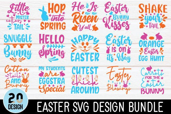 Download Easter SVG Design Bundle - Svg design Collection