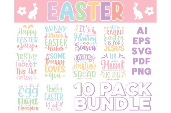 Download Easter SVG Design Bundle - Svg design Collection