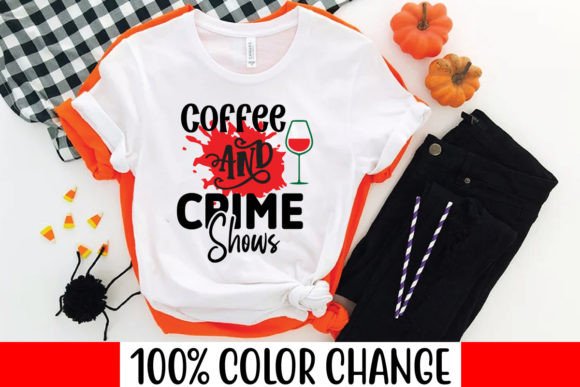 Download Coffee &amp; Crime Shows Free Svg Design - Premium Resources