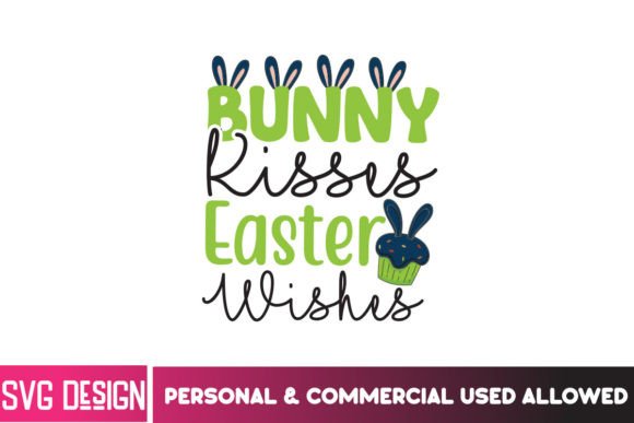 Download Bunny Kisses Easter Wishes SVG Design - Svg design Collection