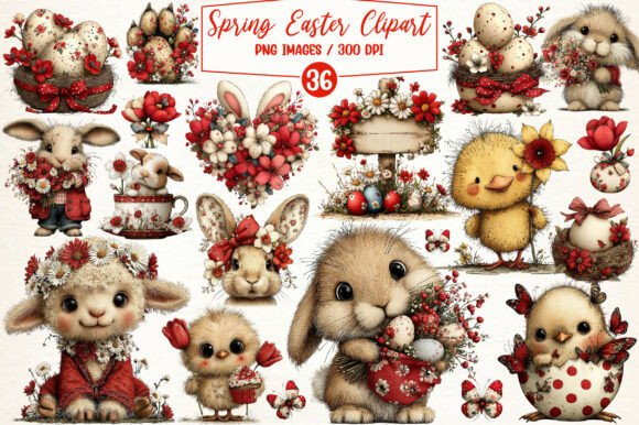 Download Spring Easter Watercolor Clipart - Watercolor clipart Collection