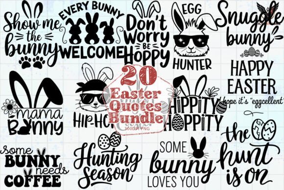 Download Easter Quotes Bundle Clipart PNG - Easter quotes bundle Collection
